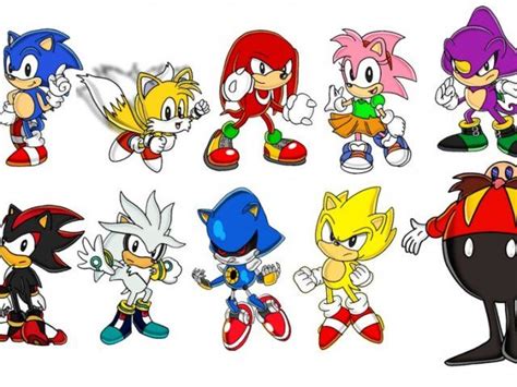 turma do sonic nomes|Personagens de Sonic: lista completa dos。